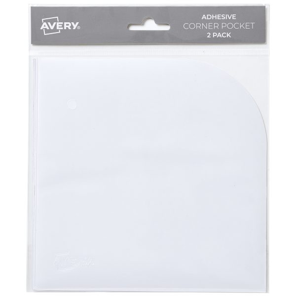 Adhesive Corner Pockets, 6" x 6"